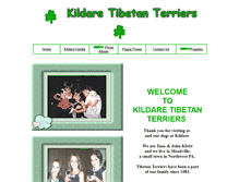 Tablet Screenshot of kildaretibetanterriers.com